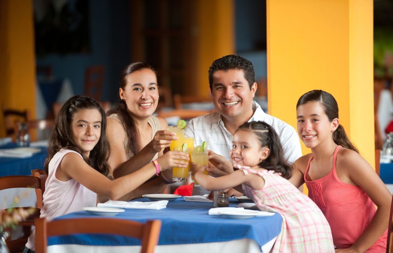 Restaurant en famille nombreuses